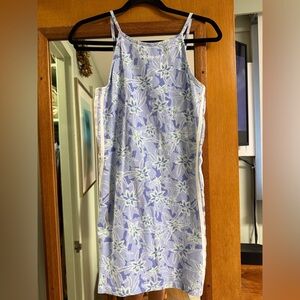 Adidas Blue and Green Patterned Top